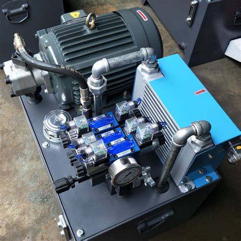 小型液压泵站含电控箱动力单元全套非标数控车床自动化液压站厂家-阿里巴巴