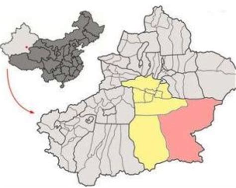 若羌县地图图片