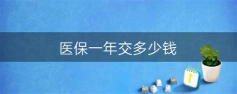 医保一年交多少钱（新农合每人每年交多少钱） - 上海资讯网