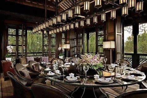 杭州400平方特色餐厅装修设计案例效果图_岚禾装饰设计