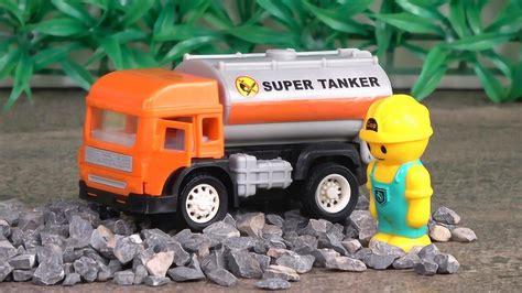 儿童工程车玩具定格动画DIY组装油罐车石油运输车模型玩具_高清1080P在线观看平台_腾讯视频