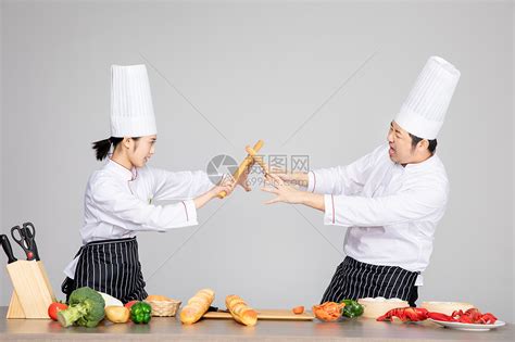 两个厨师高清图片下载-正版图片501241642-摄图网