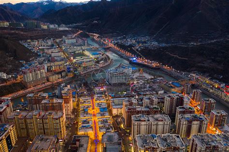 昌都市全景,昌都全景,昌都市全景图_大山谷图库