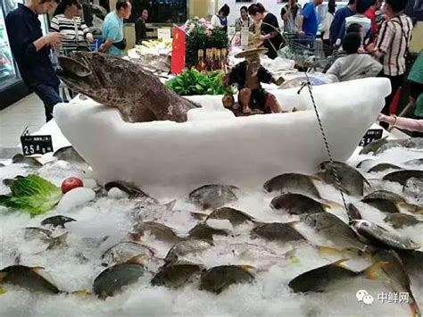 冰鲜鱼冰台上的摆设图,水产摆图,冰鲜鱼种类_大山谷图库