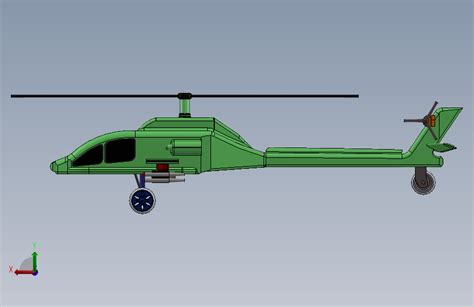 飞机直升机侦察机战斗机1glb，gltf，3D模型下载_glb gltf模型网