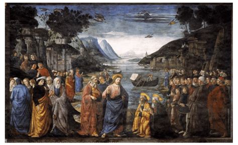 32 Domenico Ghirlandaio, Calling of the Apostles, 1481, fresco, Sistine ...