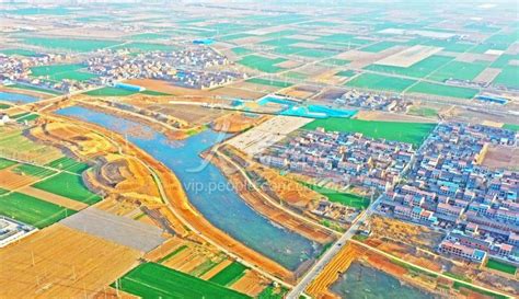河南孟州：西霞院水利枢纽输水及灌区工程建设稳步推进-人民图片网