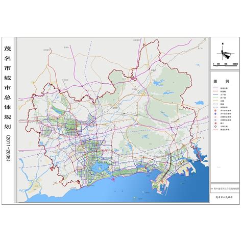 茂名最新西城规划图,茂名2035规划图,茂名市西城片区规划图_大山谷图库