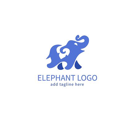 大象LOGO设计与以大象其它元素创作的标志图形欣赏_空灵LOGO设计公司
