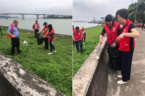 昆阳组织青年志愿者与社区党员清理台风后留下的垃圾_平阳新闻网