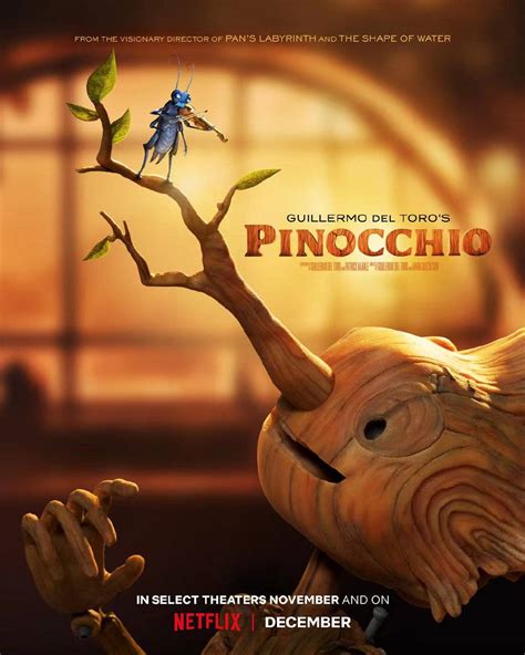 定格动画电影《匹诺曹》发布全新官方预告片，将于2022年12月在网飞首发上线_海报_生命_蟋蟀