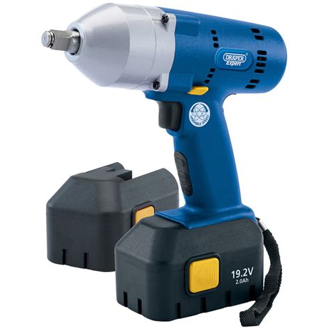 /Draper 13507 19.2V Cordless 1/2" Sq. Dr. Impact Wrench with Two Ni-Mh ...