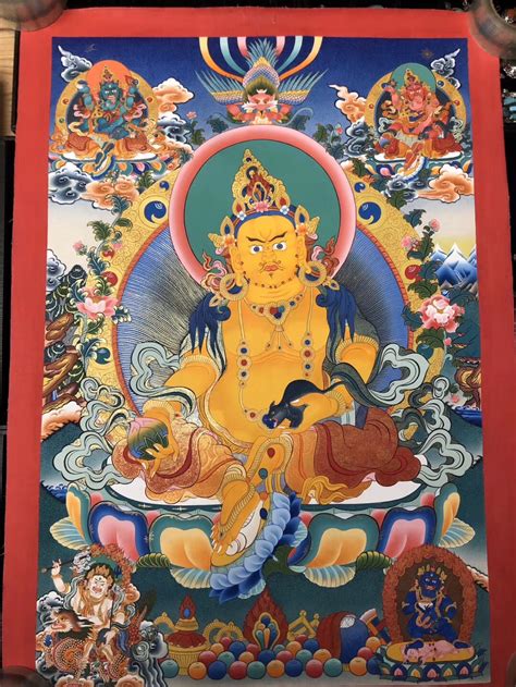 【黄财神】是诸财神之首,藏传各大教派奉持… - 堆糖，美图壁纸兴趣社区