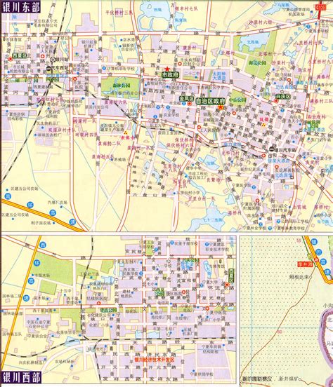 银川市地图 - 银川市卫星地图 - 银川市高清航拍地图 - 便民查询网地图