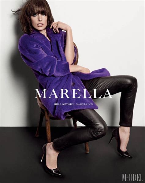 全能女王Milla Jovovich演绎Marella摇滚范儿 - 模特中国