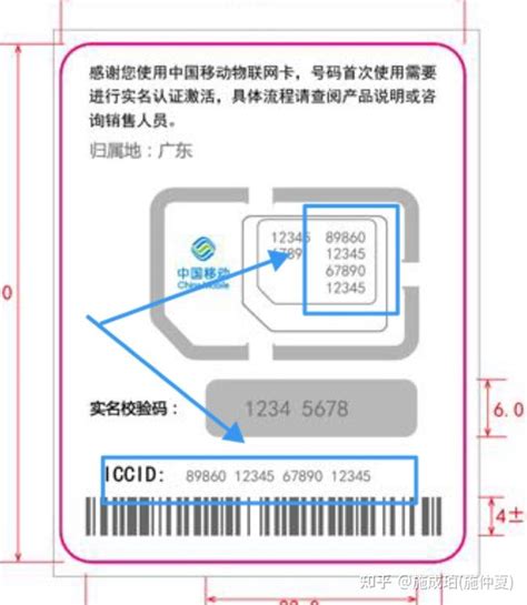 中国移动物联网卡ICCID/串号编写规则，SIM卡号码归属地查询（更新时间：2024-4-28） - 知乎