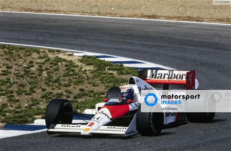 Alain Prost, McLaren MP4-5 Honda. | Spanish GP | Motorsport Images