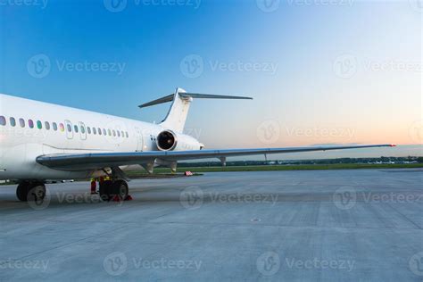 Plane at the airport 21046185 Stock Photo at Vecteezy