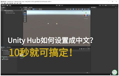 Unity3D如何设置成中文？10秒就可搞定！