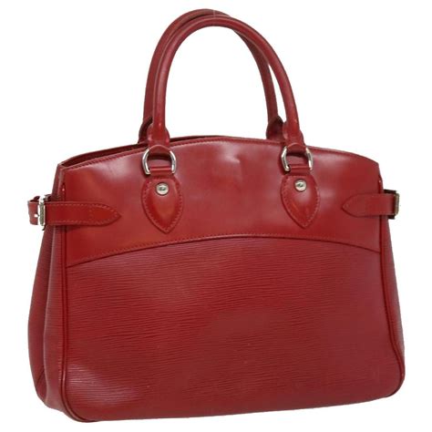 LOUIS VUITTON Epi Passy GM Hand Bag Red M59252 LV Auth ar7907b Leather ...
