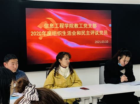信息工程学院召开2020年度组织生活会和民主评议党员会-郑州旅游职业学院