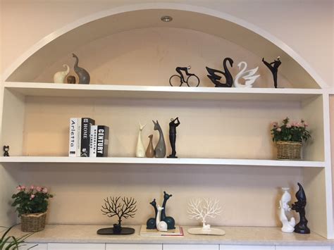 创意新中式办公室书房装饰品摆件家居客厅玄关现代工艺品软装饰品-美间设计