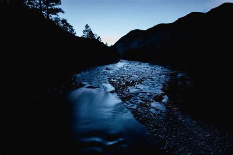自然,水,河流,黑暗-千叶网