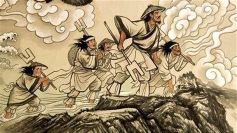 大禹治水图片