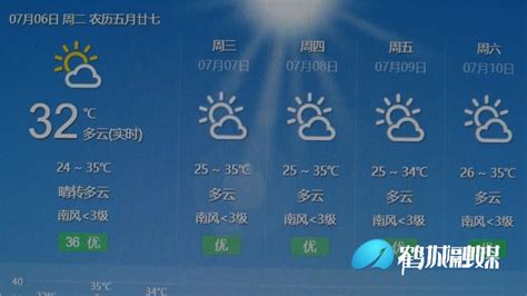 鹤城区：未来一周以晴热天气为主 最高温可达36℃_头条（PC）_鹤城区新闻网
