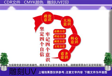增强四个意识党建宣传展板背景设计图片_展板_编号12759395_红动中国