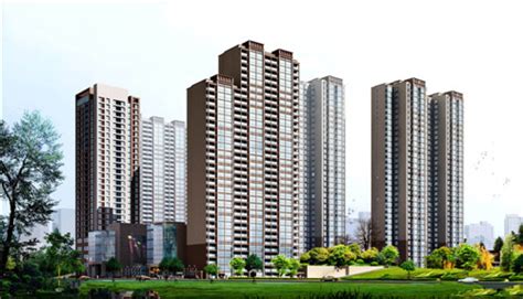 怀化某住宅小区3dmax 模型下载-光辉城市