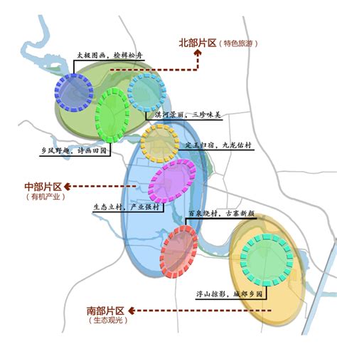 鹤壁市淇河新区段开发规划图