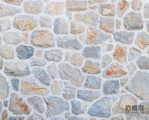 现代石岩墙 石岩壁-免费3dmax模型库-欧模网