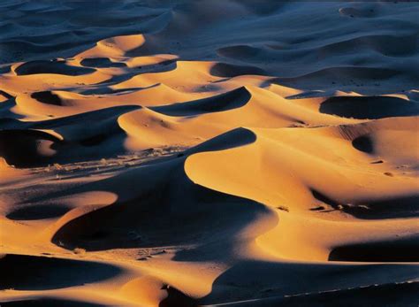 沙丘曲线 西北干旱区贡献的美景 | 中国国家地理网