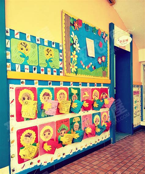 幼儿园自制3D图书区墙面布置图片4张_环创屋