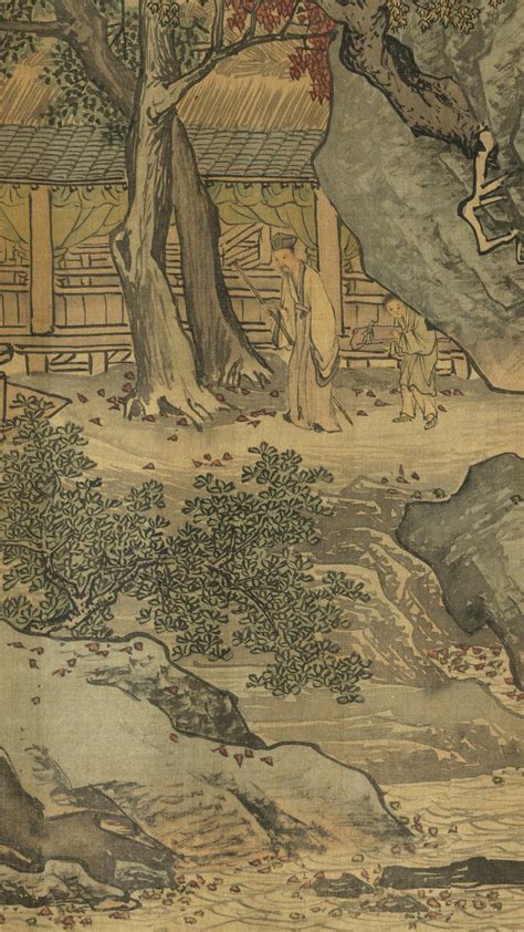 溪山渔隐图图片