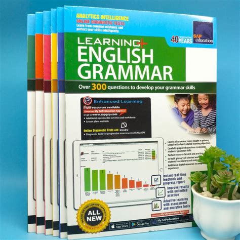 SAP Learning English Workbook新加坡学习系列英语小学1到6年级练习册基础在线测试版 7-12岁新加坡小学生英语启蒙 ...