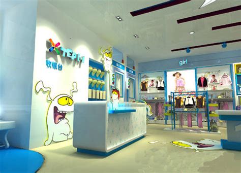 （原创）儿童服装专卖店设计案例效果图-室内设计-筑龙室内设计论坛
