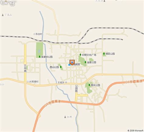 甘肃省白银市地图