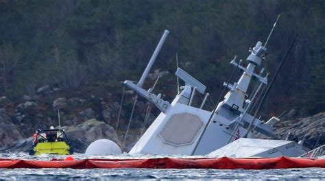挪威护卫舰事故后续：唯一正确操作冲滩 因舰船被撞后失控导致