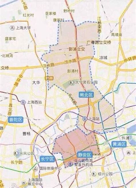 上海市行政区划的特例：宝山区北部有两种行政区划边界