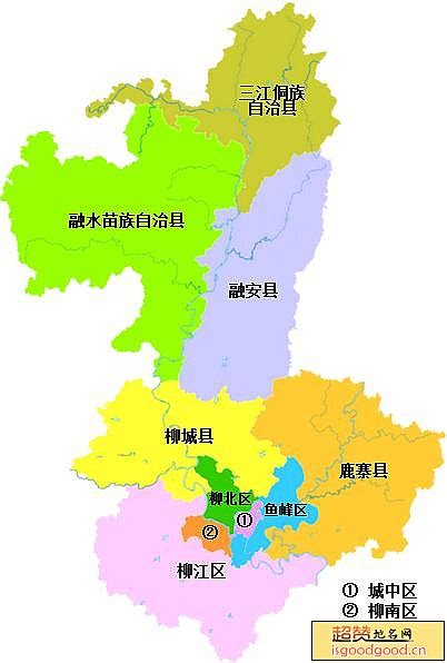 柳州市地名_广西壮族自治区柳州市行政区划 - 超赞地名网