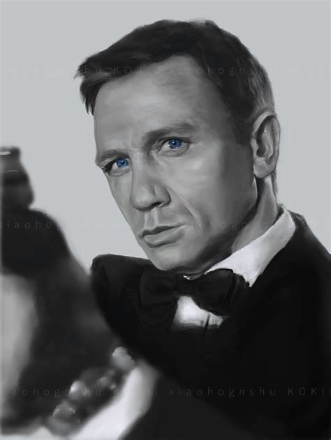 【绘画】007无暇赴死-丹尼尔克雷格 邦德|插画|创作习作|広末凉粉儿_原创作品-站酷ZCOOL