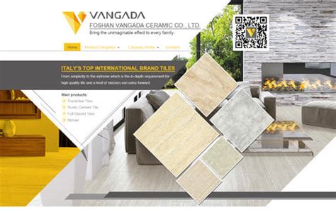 建材瓷砖行业国际站首页设计首页/专题设计_M-Ing设计作品--致设计