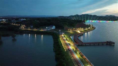 九江八里湖新区蔡家湖日落（2022年7月14日） - 从甘棠到世界