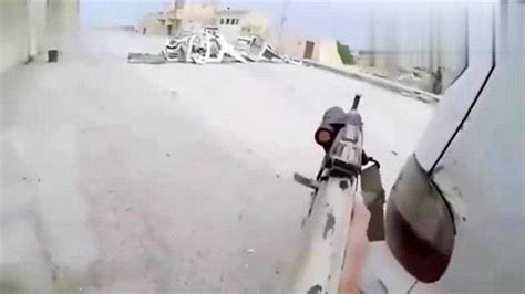 叙利亚战场实录，第一视角战斗画面，随时都可能被击毙