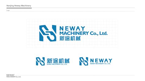 NEWAY新途机械公司中英文命名及标志设计 -上海标志设计公司-尚略