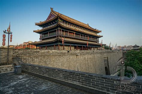 西安明城墙高清图片下载-正版图片501230120-摄图网