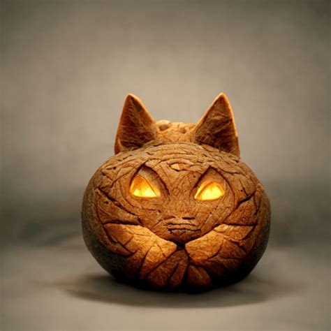 3D Animated Cat Pumpkin · Creative Fabrica