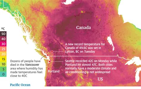近50℃高温！侵袭加拿大的“热穹”是什么